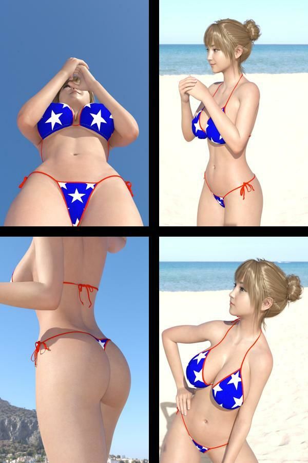 【＋All】『理想の彼女を3DCGで作ります』から生まれたバーチャルアイドル「一ノ瀬廻里（いちのせめぐり）」のグラドル撮影風写真集:Gradol_67