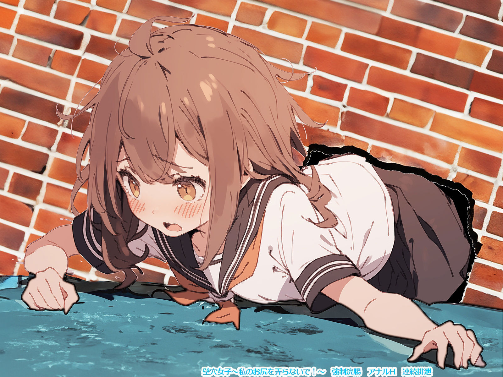 【サークル発足記念！ずっと100円！】壁穴女子〜私のお尻を弄らないで！〜 強●浣腸 アナルH 連続排泄