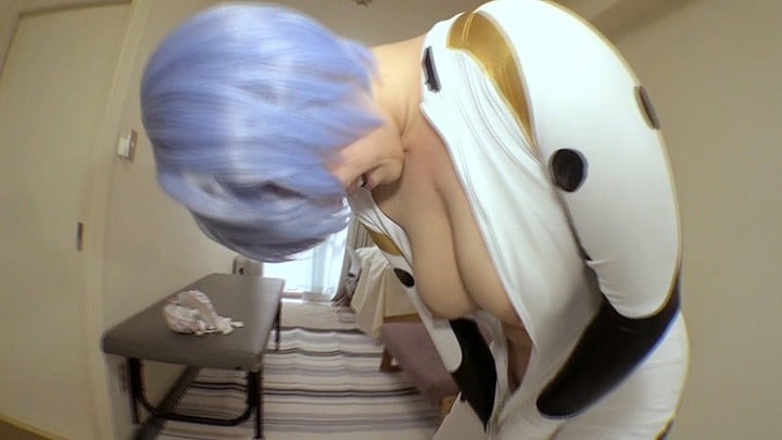 ババコス！（BBA）パート面接の奥さん（19歳になる浪人中の息子の母親）に綾●レイのママ的コスプレさせてみた【中田氏】 成澤ひなみ