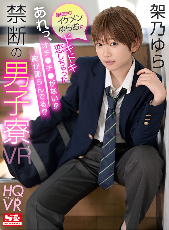 【VR】転校生のイケメンゆらおにドキドキ恋しちゃった…あれっ、オチ●チ●がない!?胸が膨らんでる!?禁断の男子寮VR 架乃ゆら