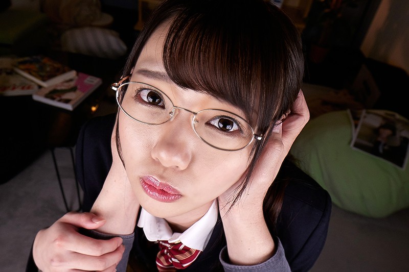 【VR】ふわふわ地味属性のフリをした変態ちゃんは、嬉しそうにボクをディルド扱いしました。 まりな(18)