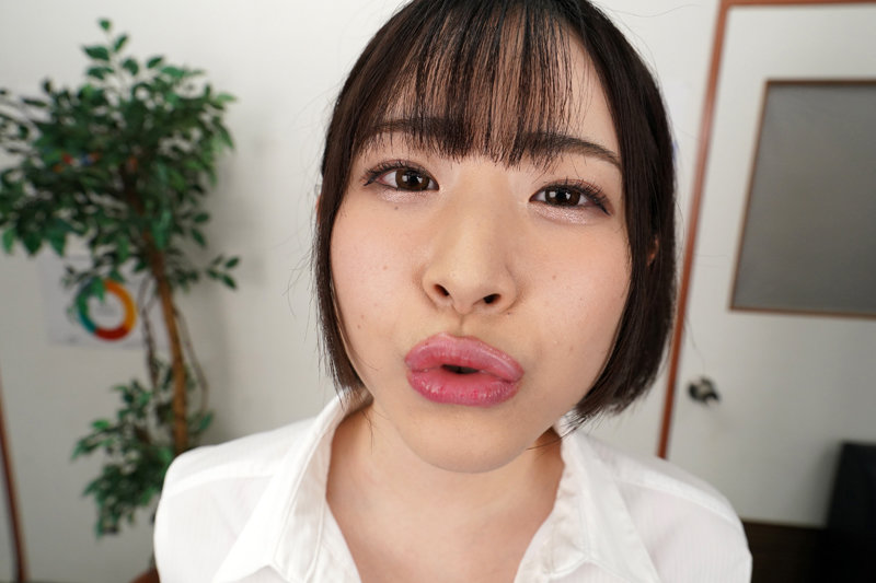 【VR】顔面特化アングルVR ~フェラがすっごい後輩女子社員と社内でイチャラブSEX~ 沙月恵奈