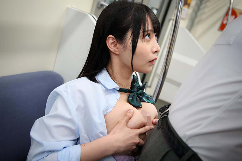 最終電車で痴女とまさかの2人きり!ぽちゃカワJ○Ver向かいの座席でパンチラしてくる小悪魔肉感女子○生の誘惑で勃起したらヤられた