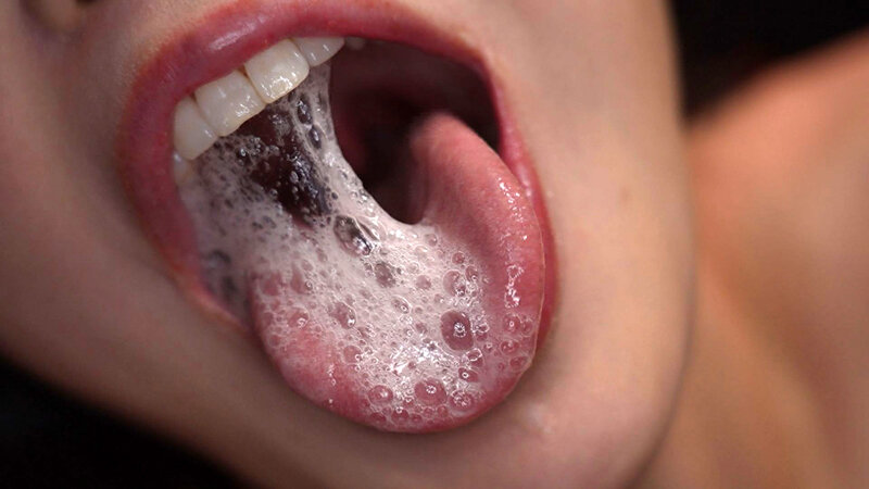 ごっくん淫語 耳元で聞く、ネバスペと喉越しごっくんのエロい音 藤木紗英