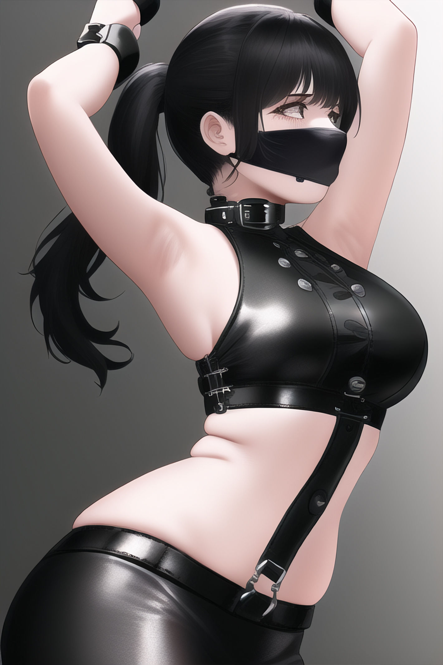 拘束少女 〜黒髪ポニテ編〜