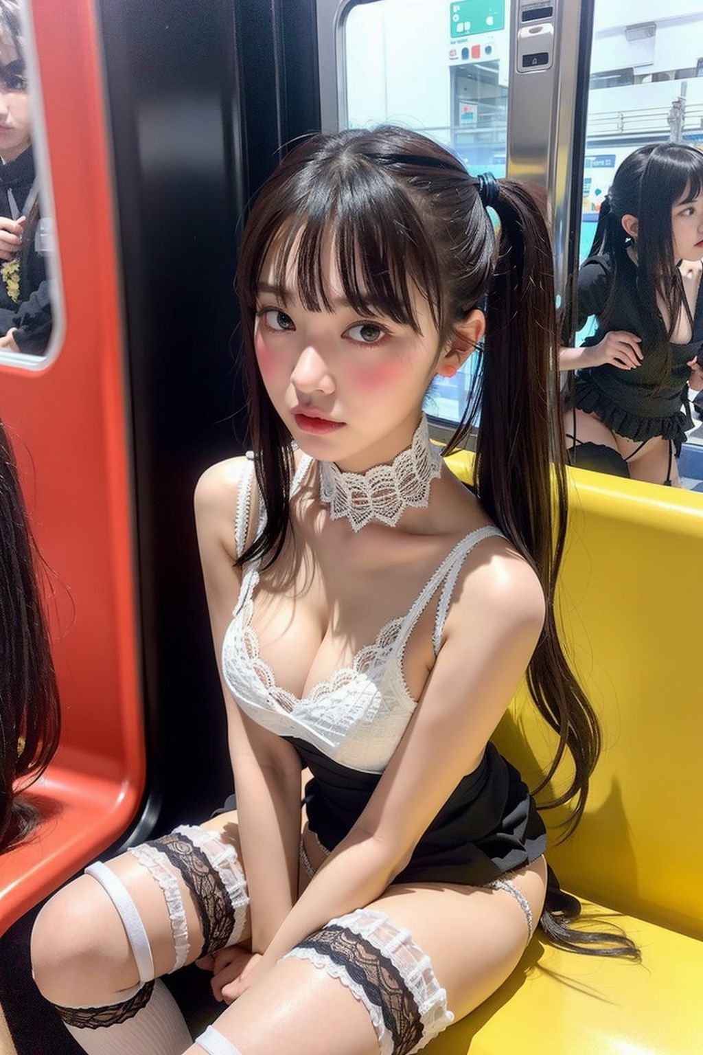 空いてる車内ねぇなんで私の前に座ったの10