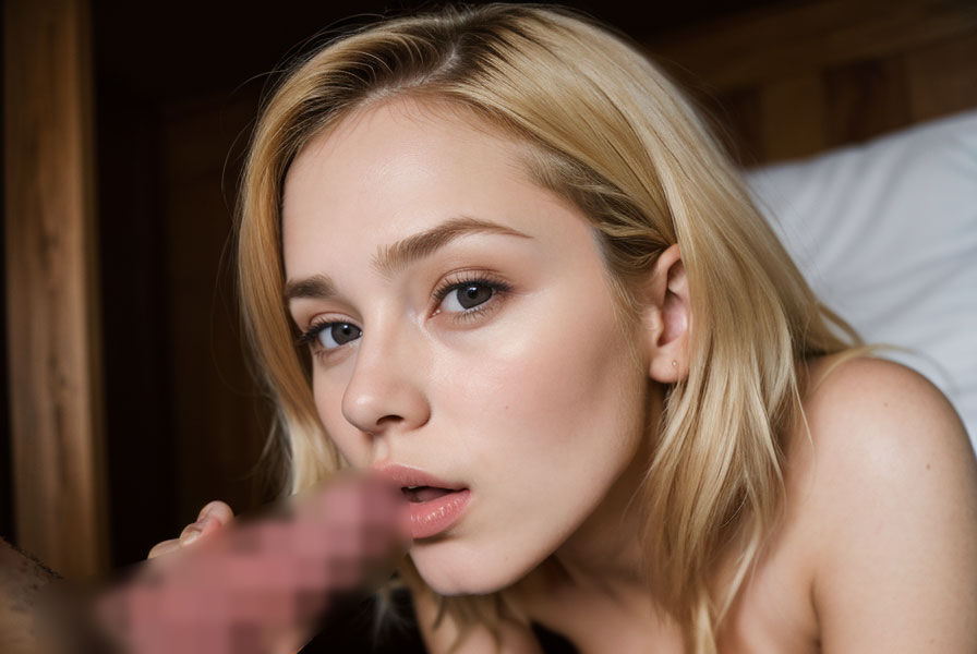 金髪外人だけどしゃぶるの大好き