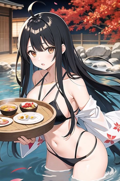 虹かけ誌 ガールズ&パンツァー イラスト集3 五十鈴華 食事中