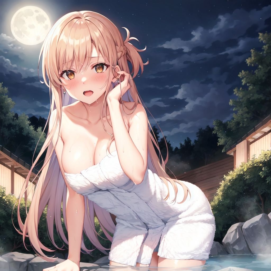 ア〇ナと一緒に温泉に入る?