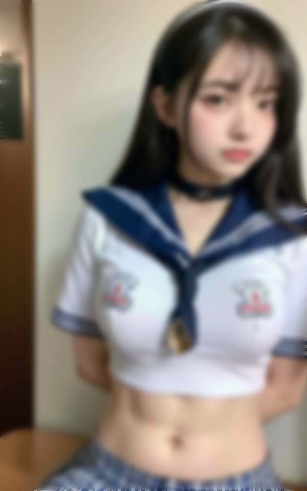 可愛いあの子を首輪で拘束して飼育