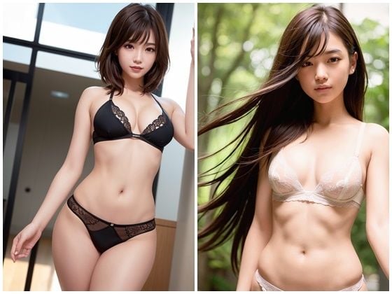 AI写真集グラビア26美人の下着姿300Pアートとアルゴリズムの融合:美の革命が始まる