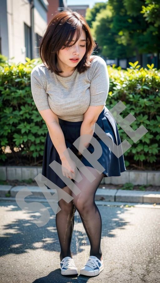 おしがま写真集 人妻達の失禁 街角編 VOL.1