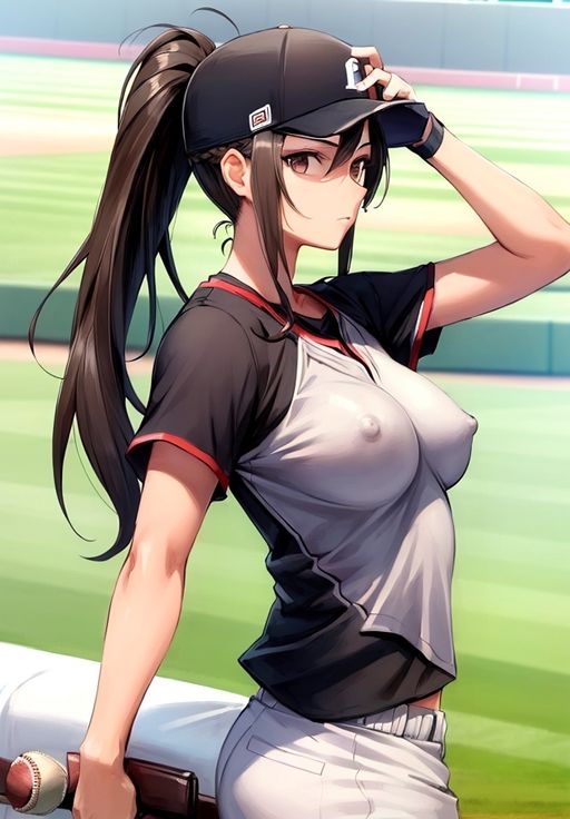 ノーブラ・スポーツ少女