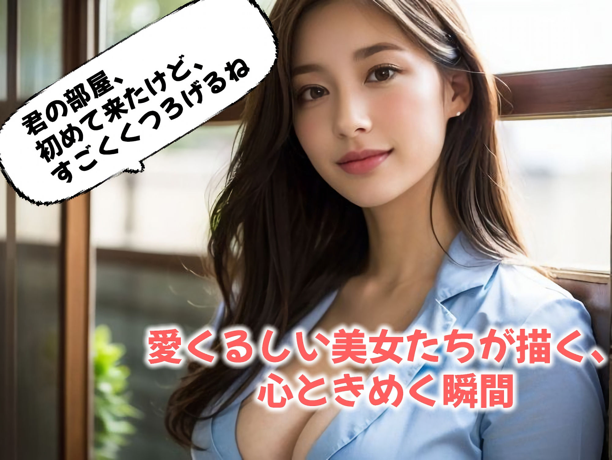 ずっと好きだった人が初めて僕の部屋に来てくれた！はじめての中出しドピュドピュS●X（全295ページ）【高画質モデル】