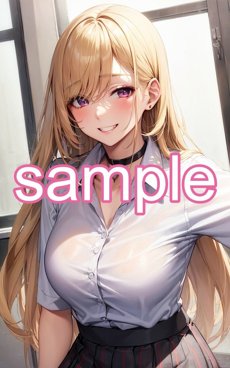 金髪ギャルのえちえちイラスト集
