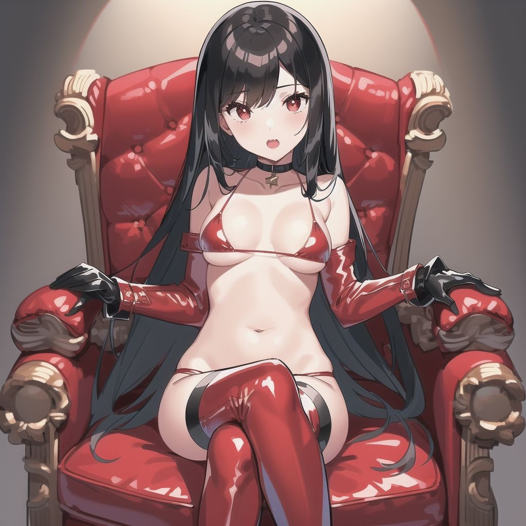 ＃12 ラバービキニ、ラバー椅子