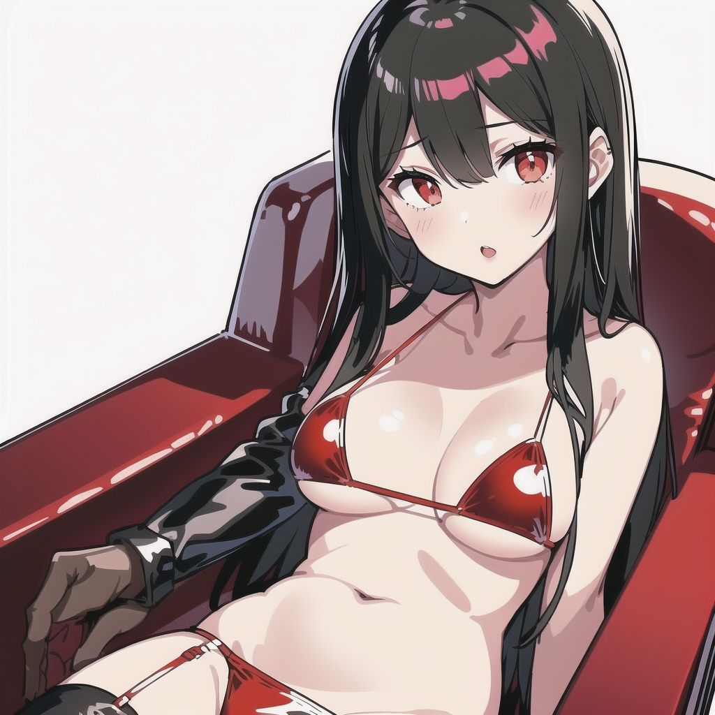 ＃12 ラバービキニ、ラバー椅子