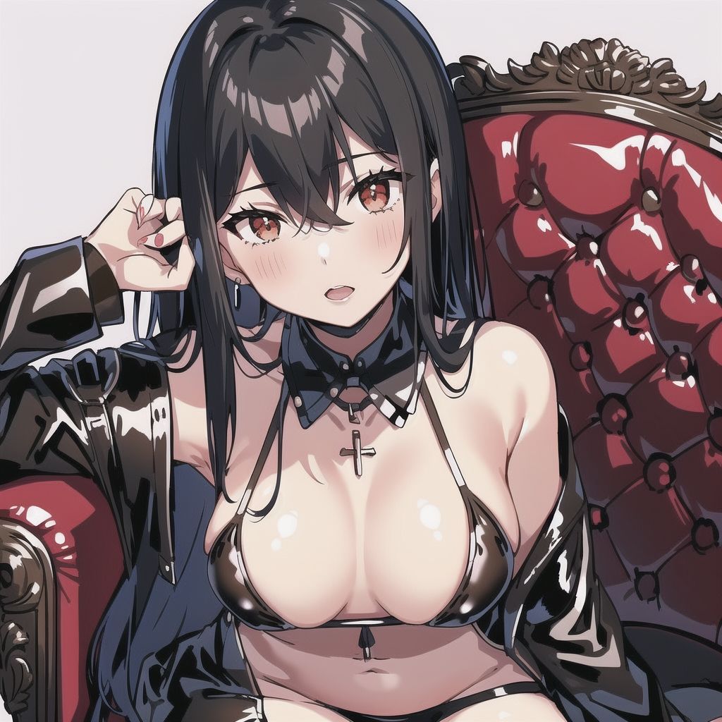 ＃12 ラバービキニ、ラバー椅子