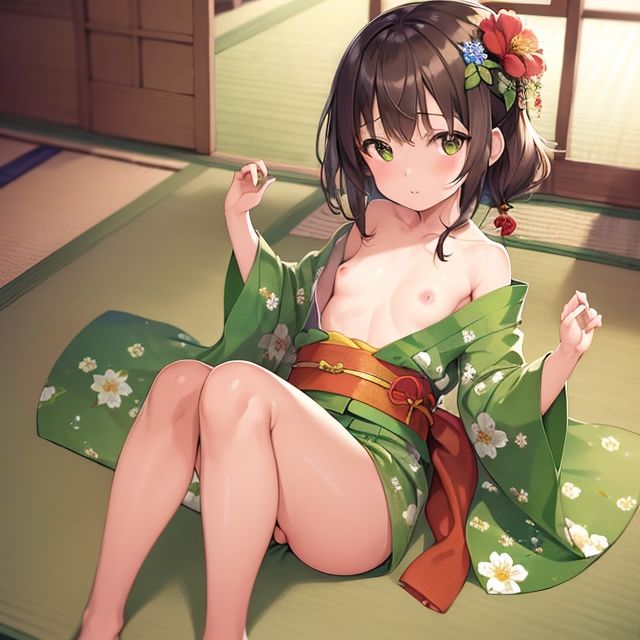 ロリっ娘 はだけた浴衣