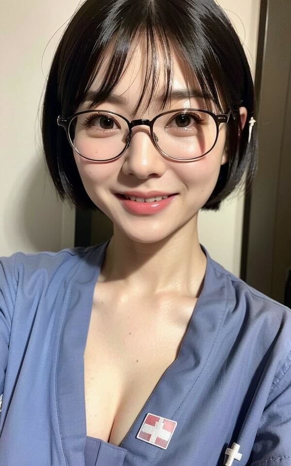 萌え萌え【貧乳眼鏡】看護師〜そろそろ休憩の時間〜