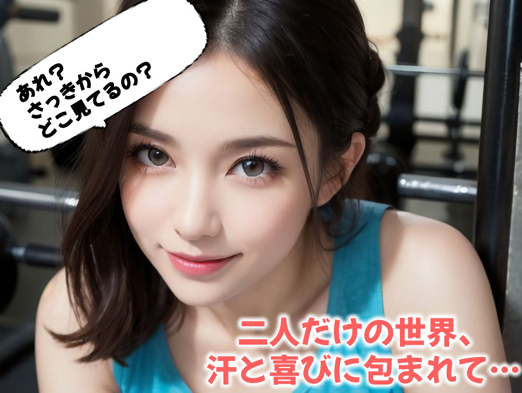 谷間がすごい！パーソナルジムで出会ったHなトレーナーとやりまくる（全293ページ）【高画質モデル】