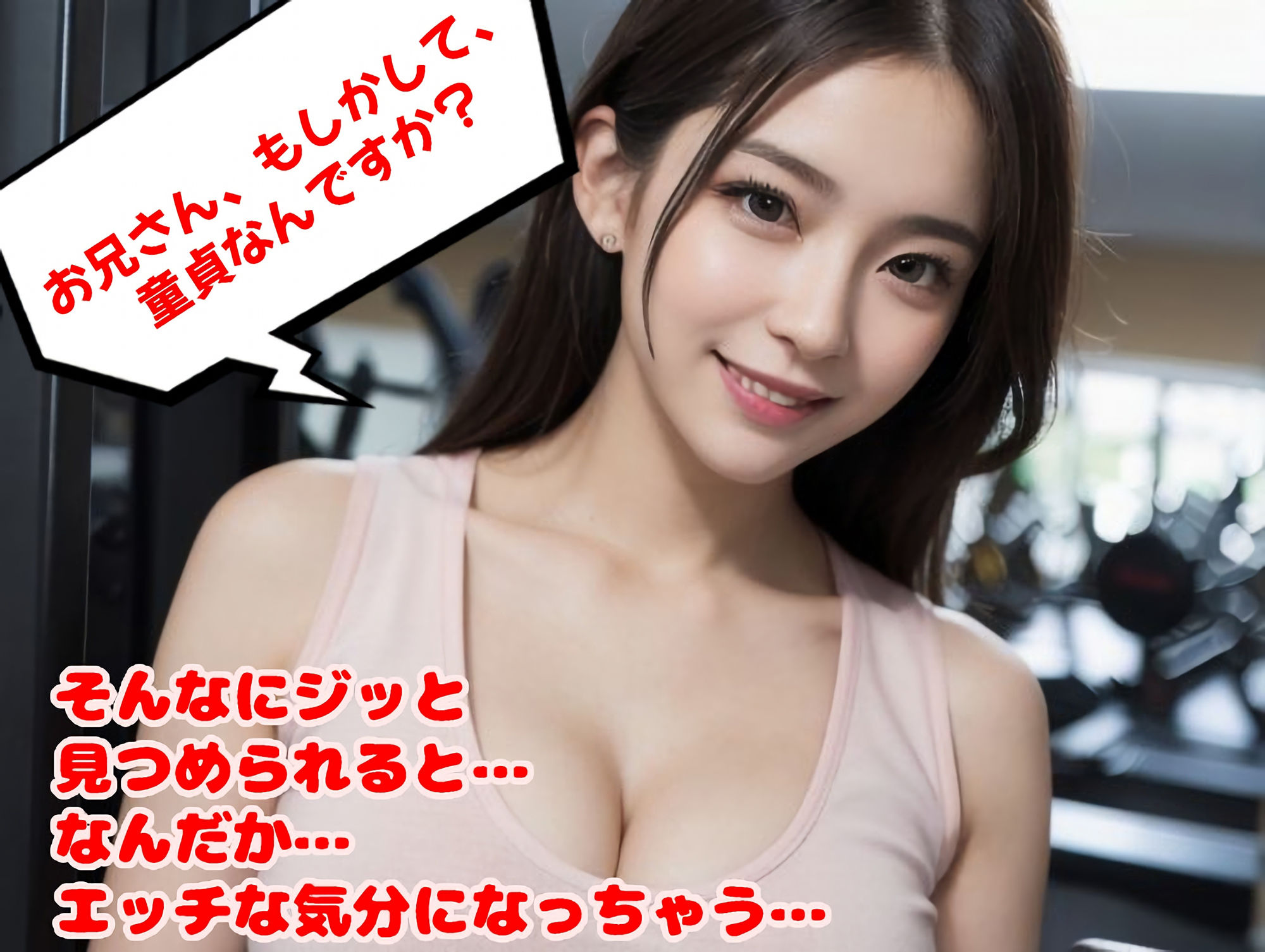 谷間がすごい！パーソナルジムで出会ったHなトレーナーとやりまくる（全293ページ）【高画質モデル】