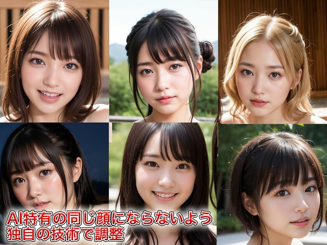 リアル美女のハーレム混浴