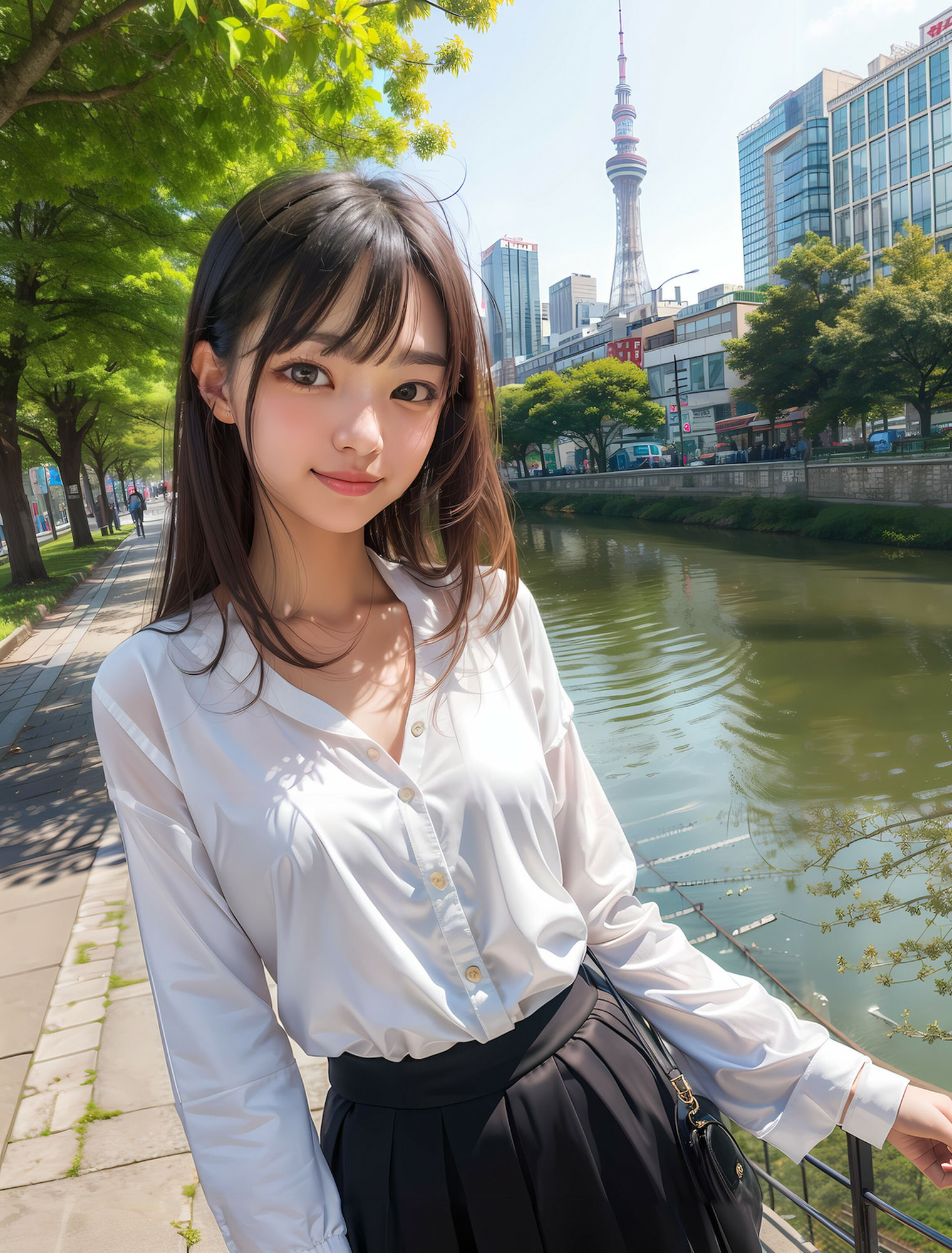 AI美女写真集 透視眼鏡 旅行編