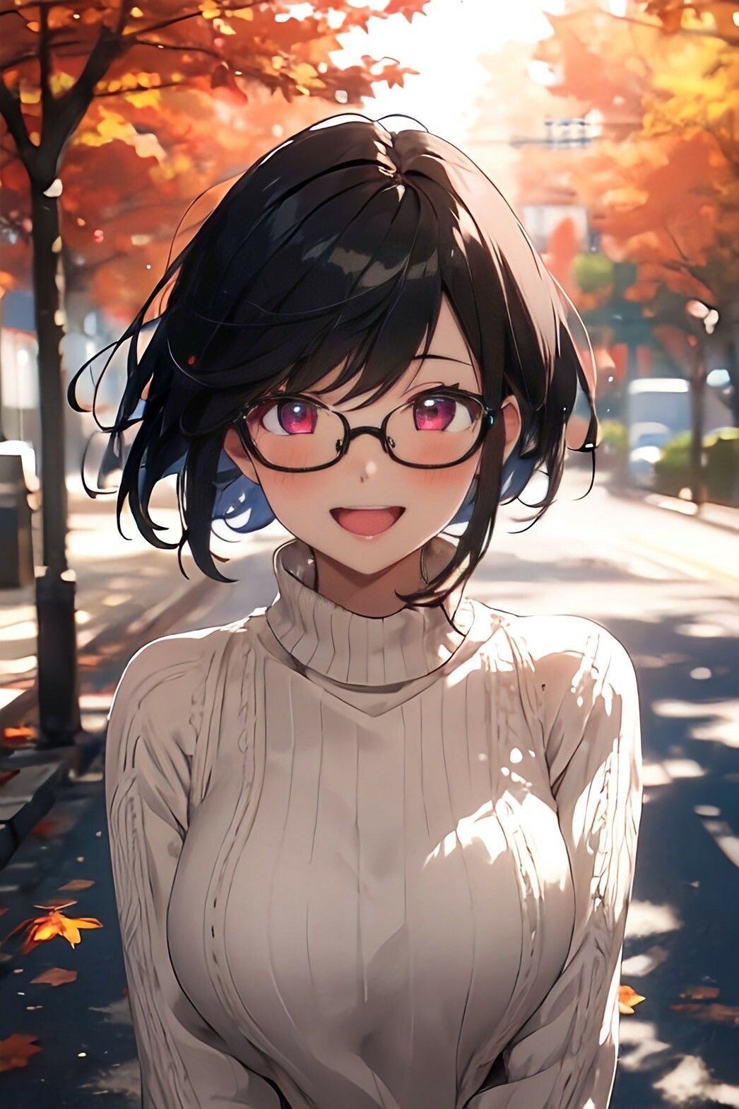 巨乳メガネちゃん 先生とのいけない関係？ 純愛編