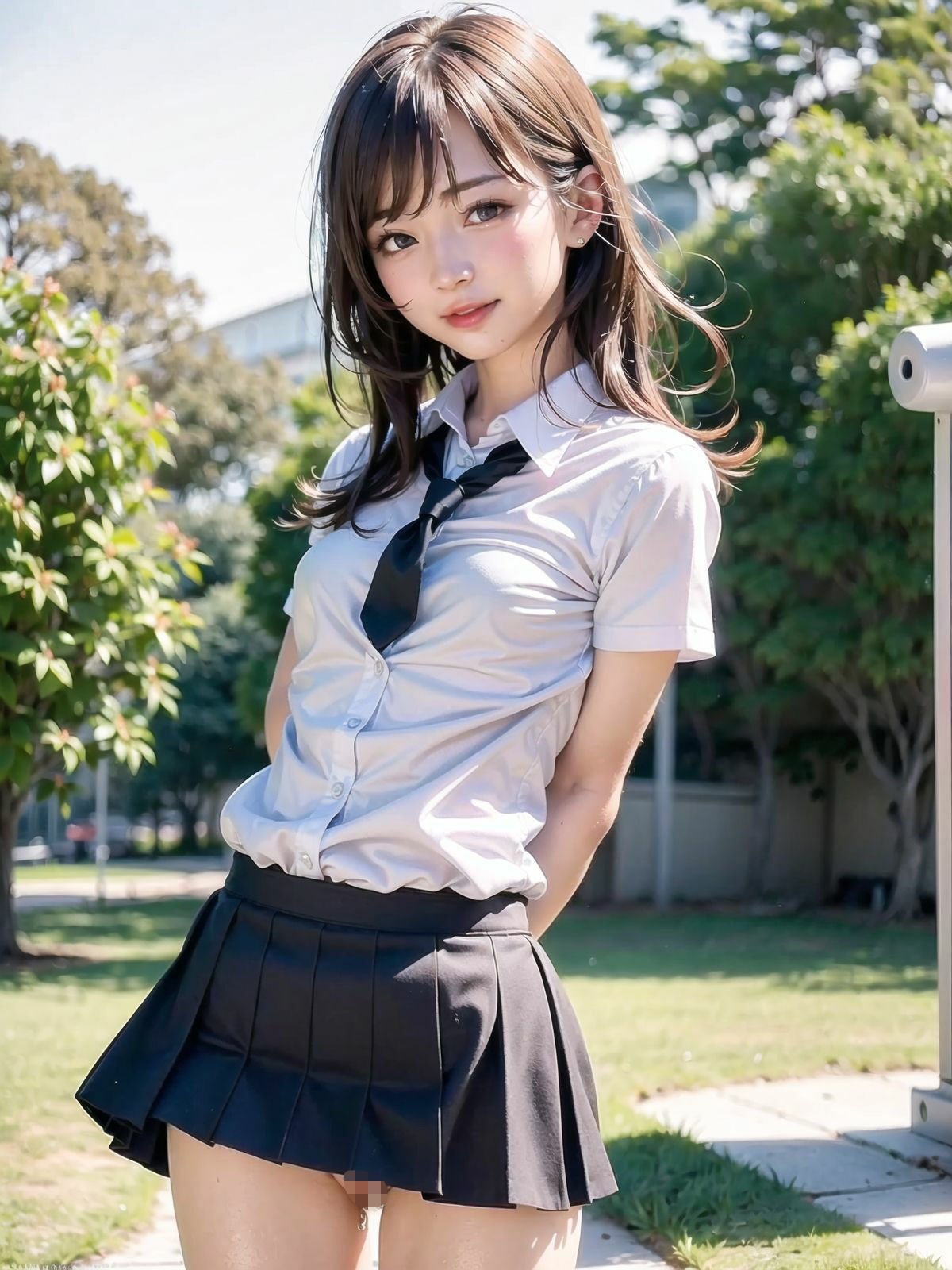 スレンダー×制服少女3!えっちな通学路〜えちえち学園〜