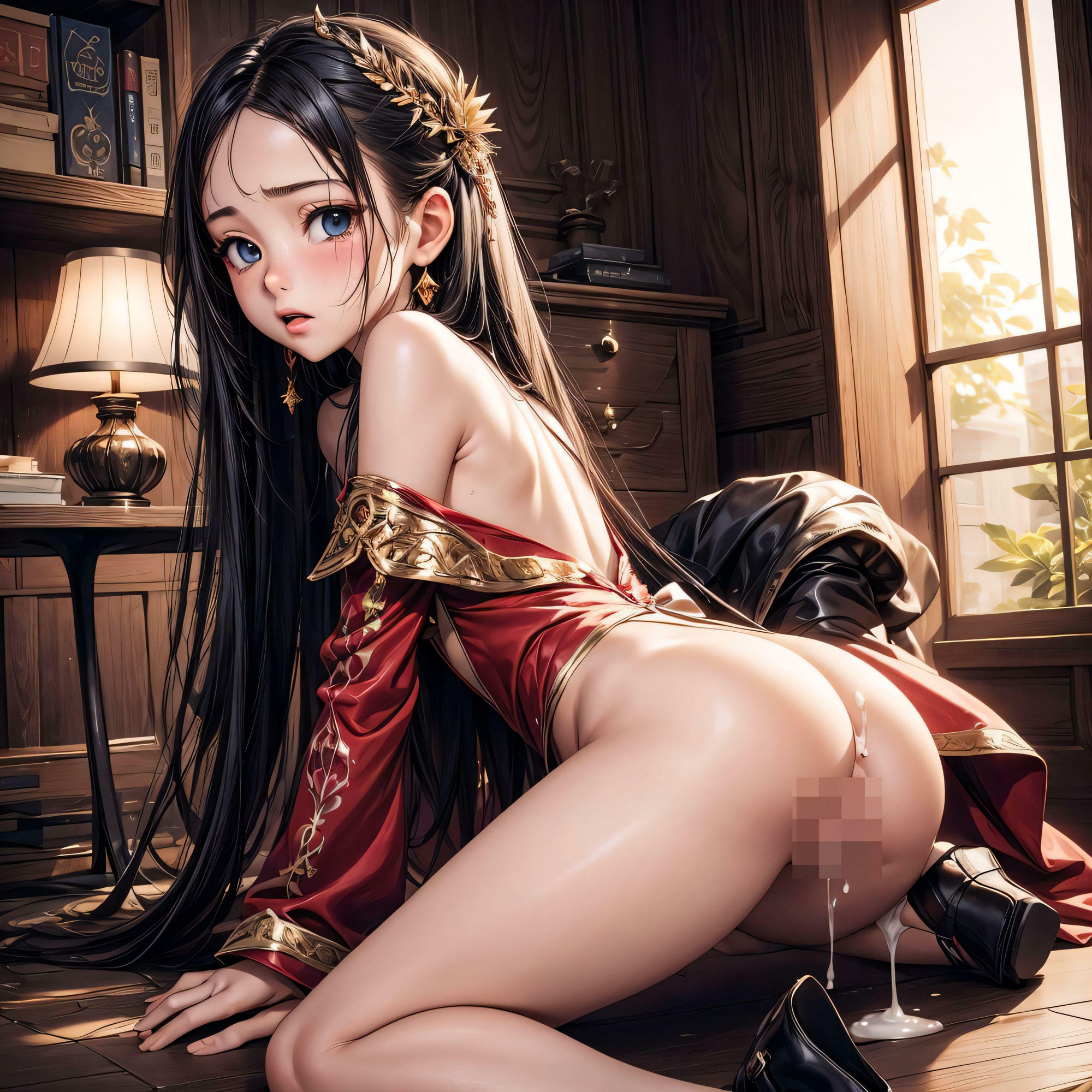 魔法少女に変身したら衣装の露出がえろすぎます