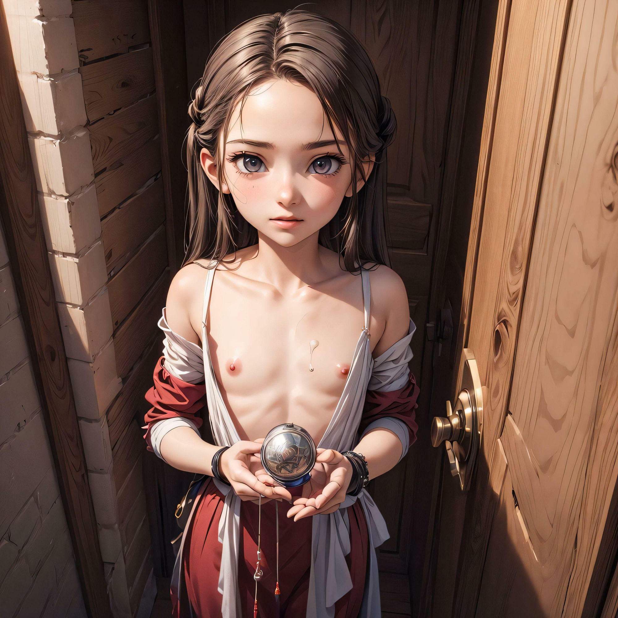 魔法少女に変身したら衣装の露出がえろすぎます