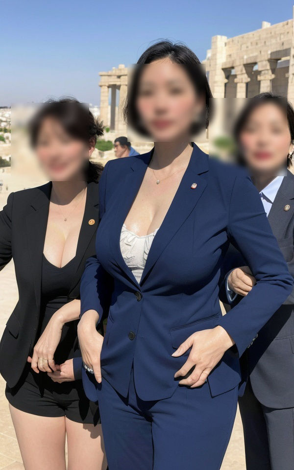 熟女政治家 海外視察inイスラエル 下着ビキニ大撮影会