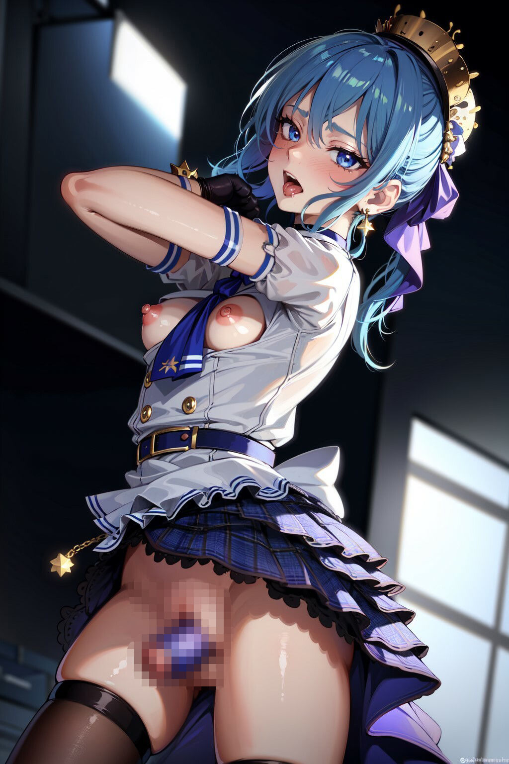 えち街すいせいのライブ後の淫乱姿その2