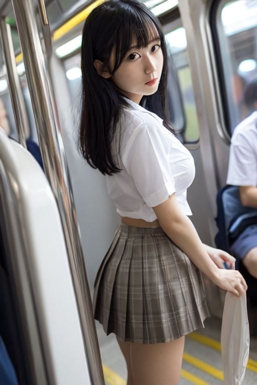 中出し希望！痴〇されたい女子校生