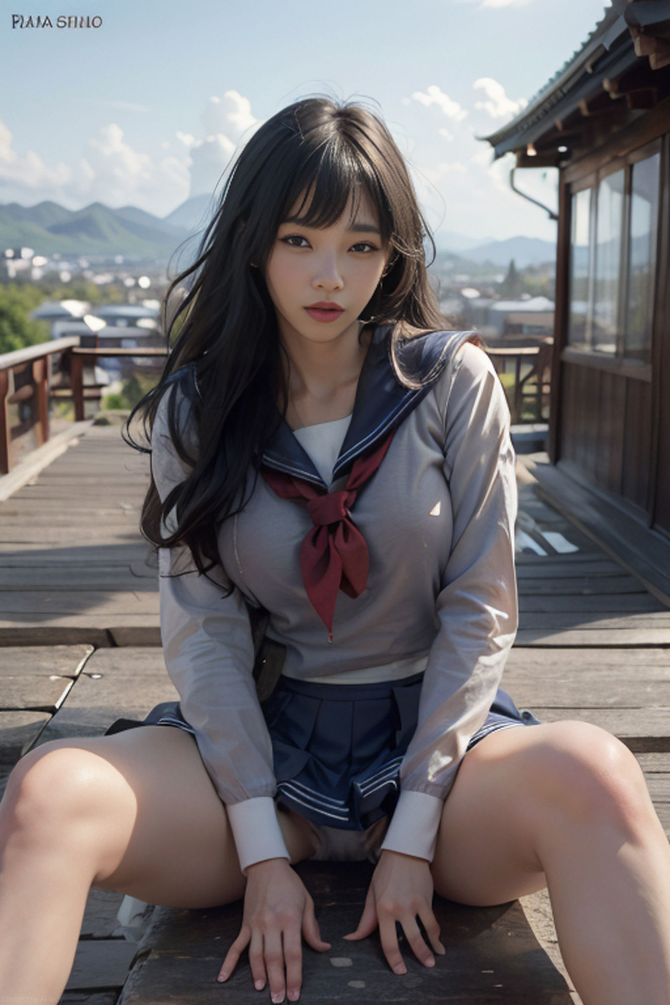 AIヌード写真館 024「セーラー」