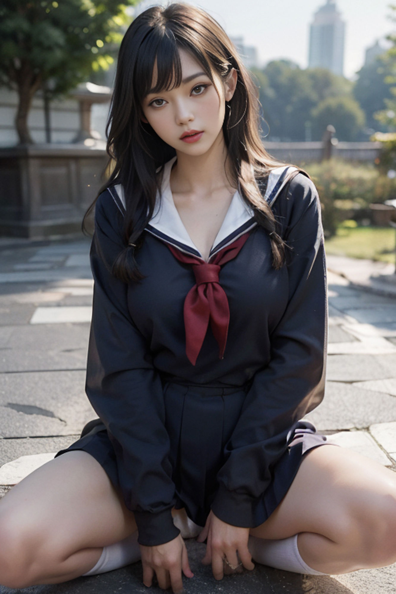 AIヌード写真館 024「セーラー」