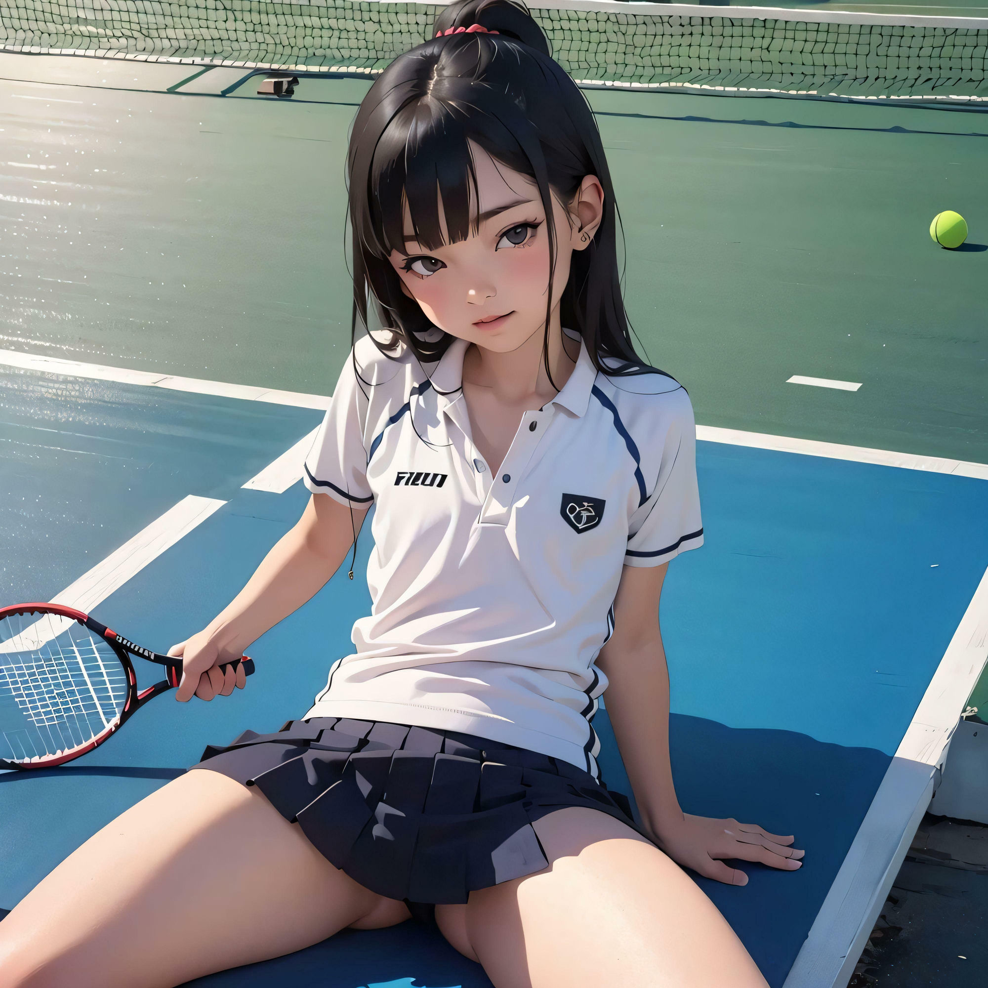 テニス部なのに テニスしないの なぁぜなぁぜ