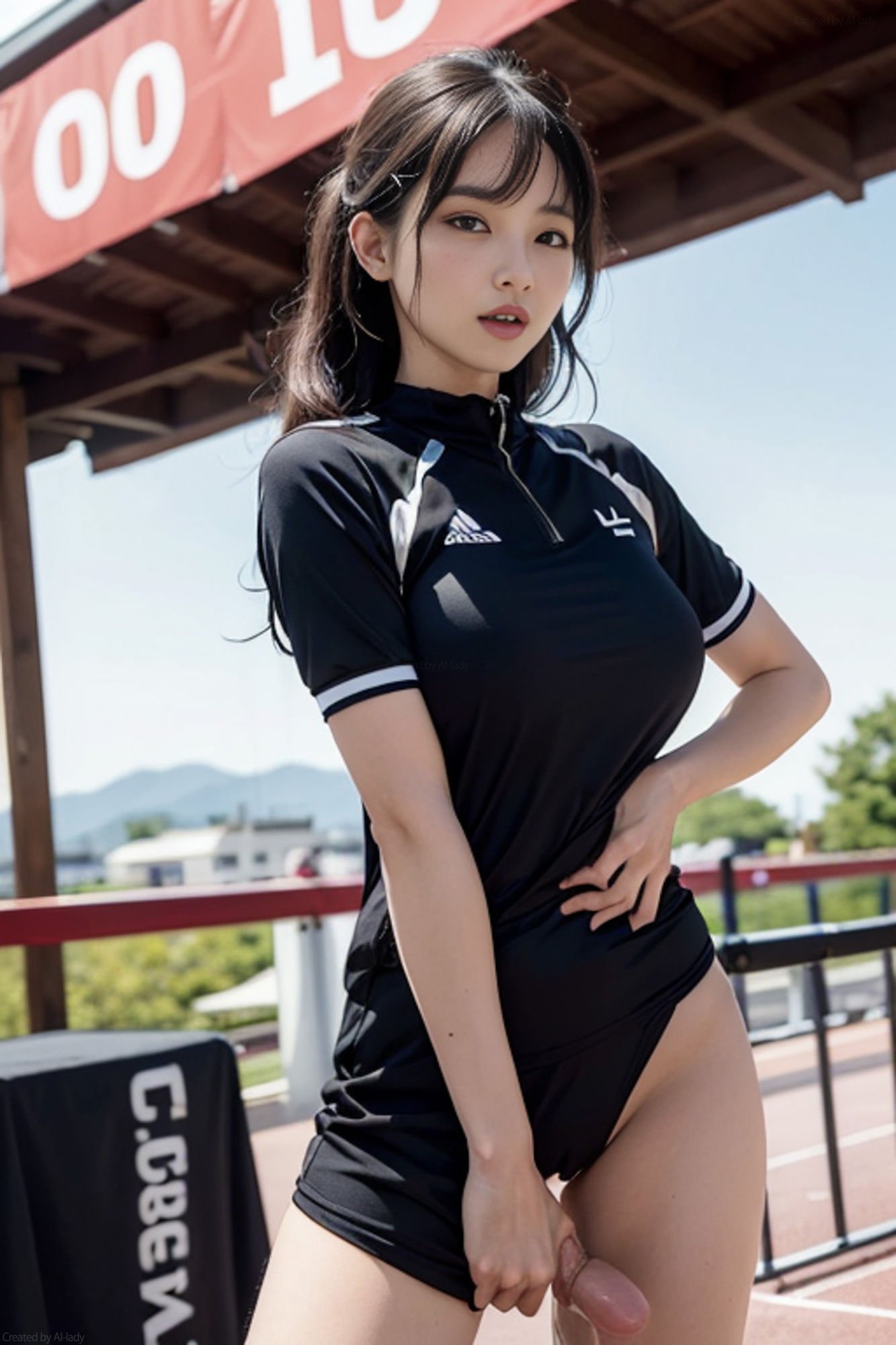 AIヌード写真館 026「ランニングウェア」