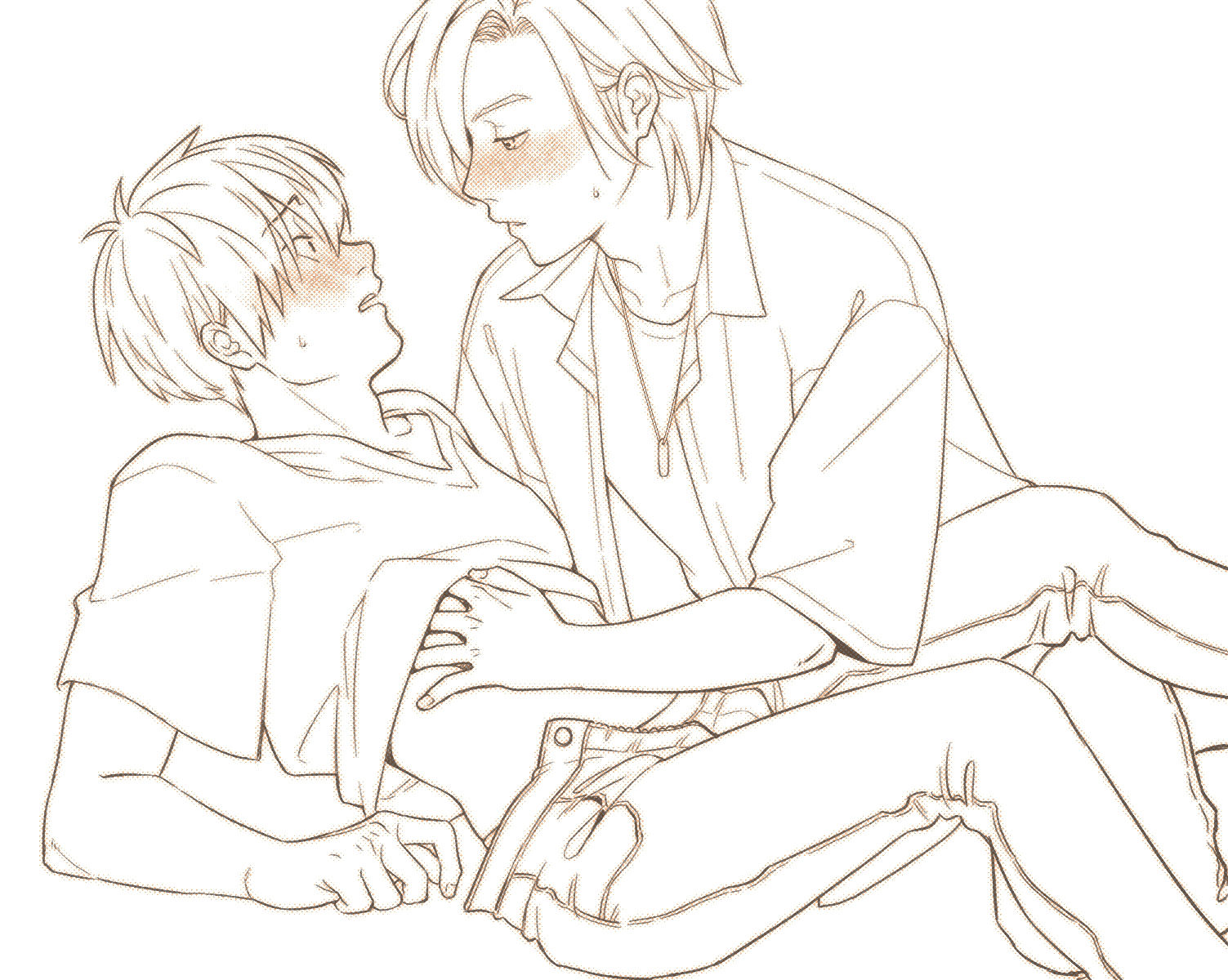 「酔っ払った親友と一線を越えた話」酔っぱらって親友をオナホ扱いするノンケの攻め×口が悪いけど健気で親友に片思いしている受け