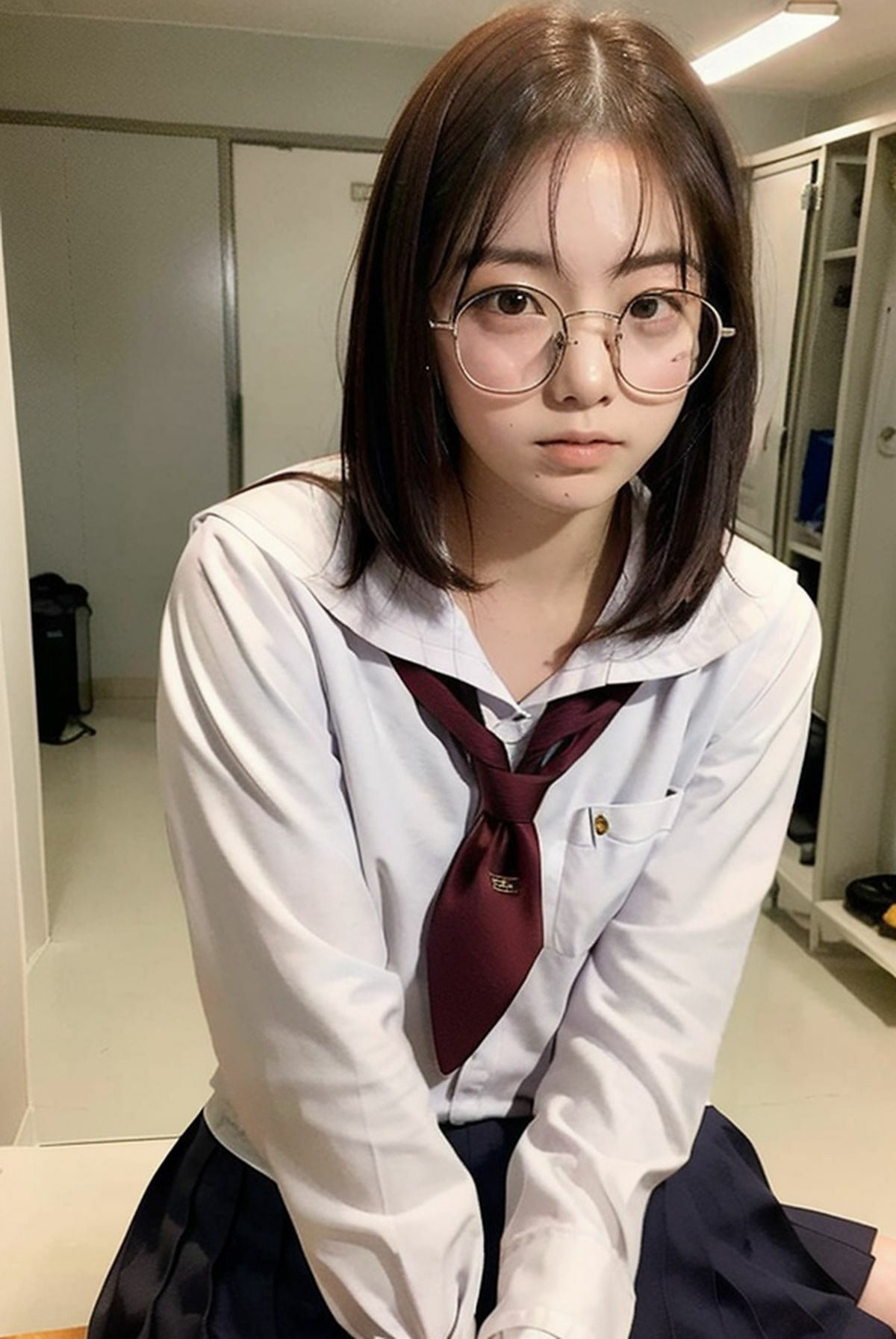 クラスのガリ勉女子ほど、メガネを取ると可愛いしエロいことに興味がある説＜美の一丁目コレクション＞