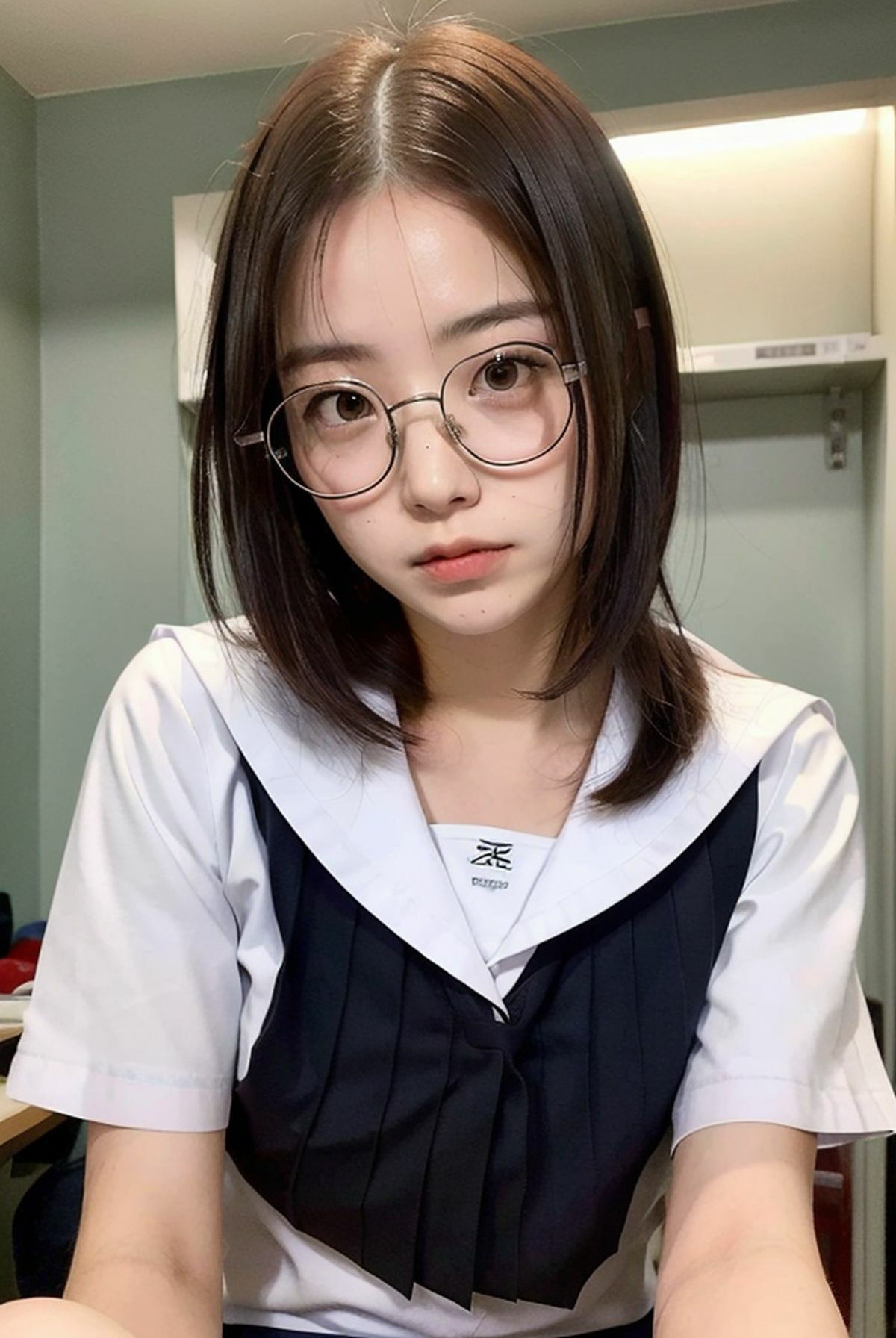 クラスのガリ勉女子ほど、メガネを取ると可愛いしエロいことに興味がある説＜美の一丁目コレクション＞