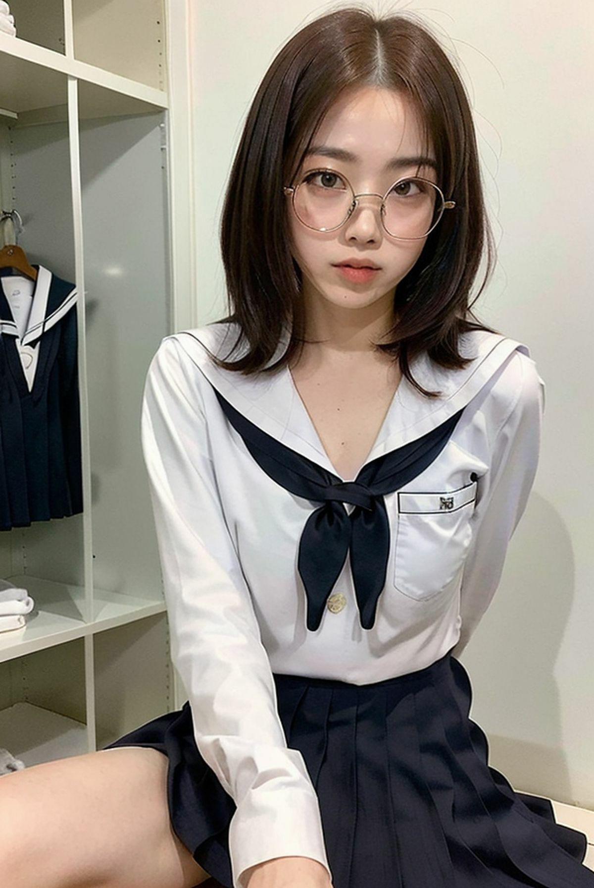 クラスのガリ勉女子ほど、メガネを取ると可愛いしエロいことに興味がある説＜美の一丁目コレクション＞