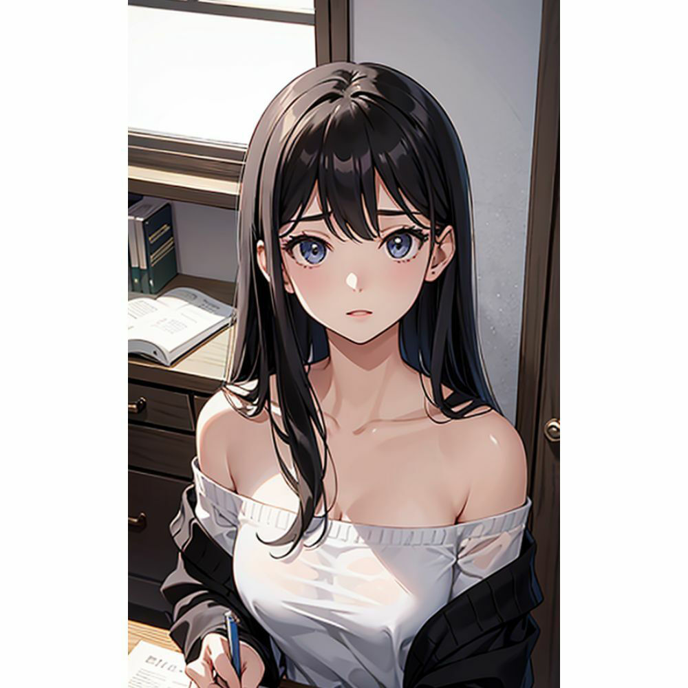 家庭教師先の女の子の谷間がエロ過ぎて勉強どころじゃない