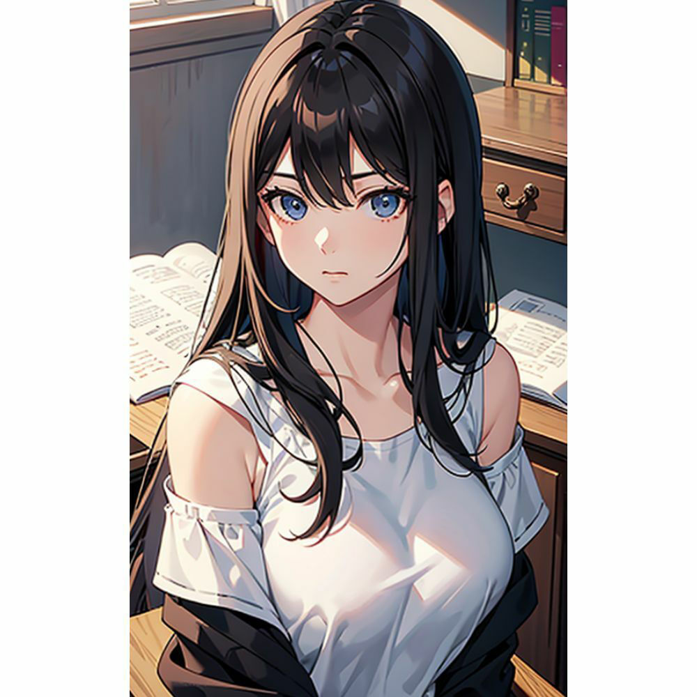 家庭教師先の女の子の谷間がエロ過ぎて勉強どころじゃない