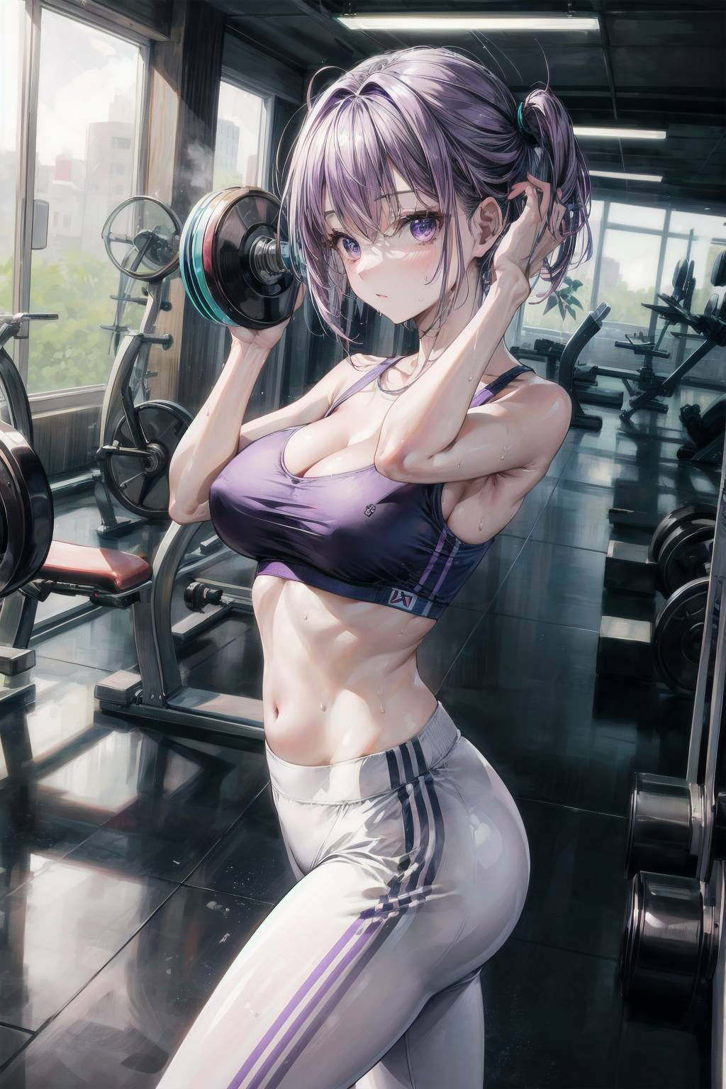 欲求不満な巨乳人妻たちと中出しセックスできるスポーツジム(5)