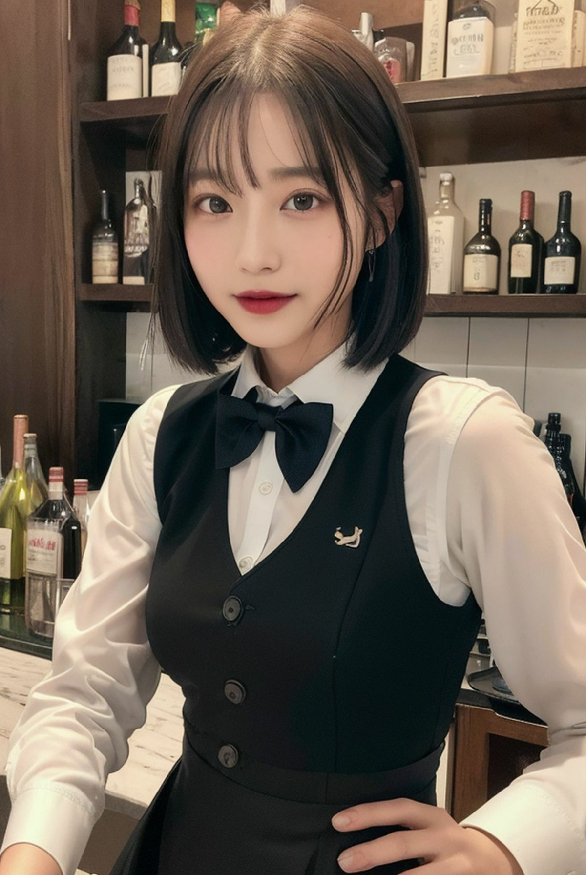 街でも評判の美人バーテンダーにはカルーアミルクをぶっかけてみたい＜美の一丁目コレクション＞