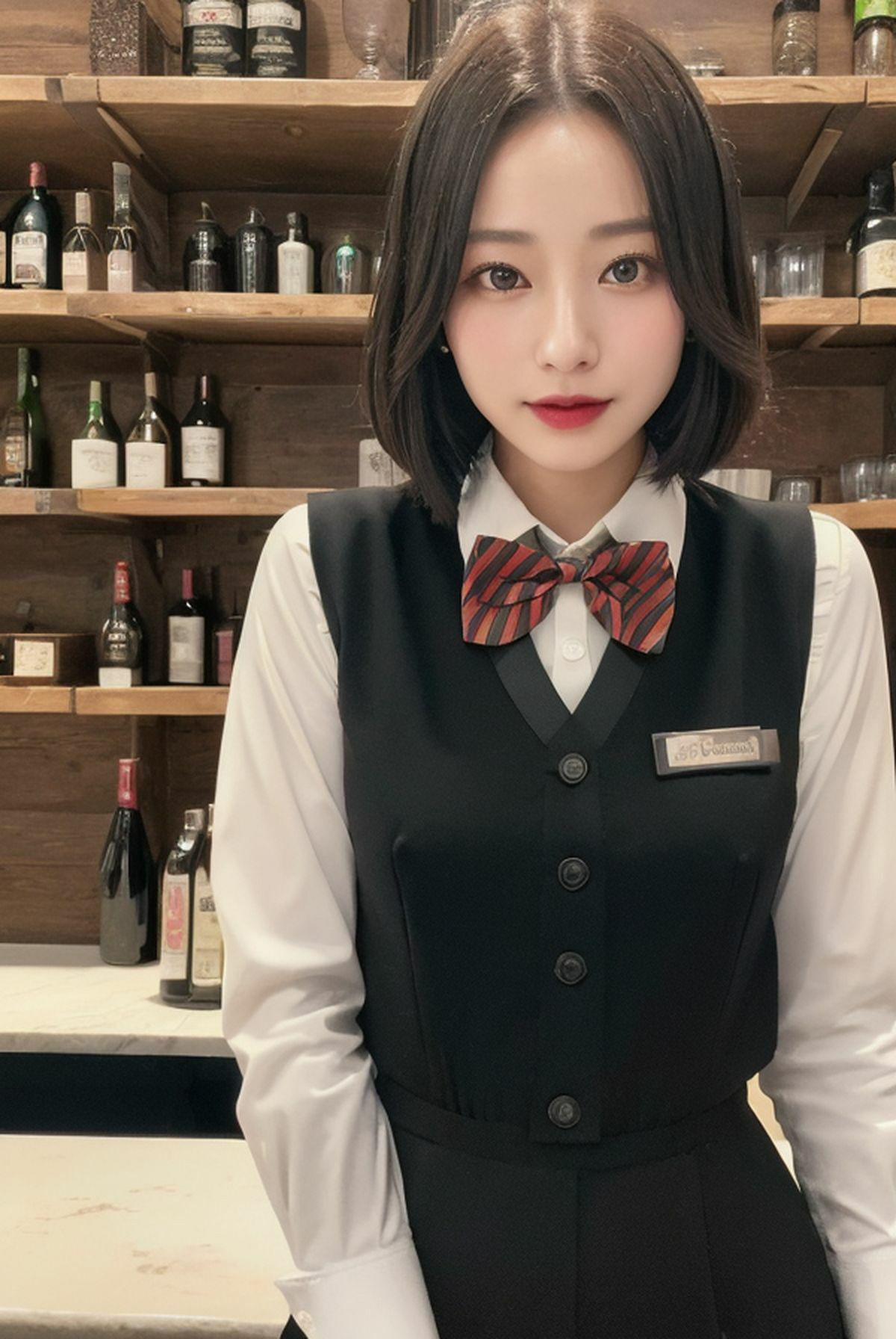 街でも評判の美人バーテンダーにはカルーアミルクをぶっかけてみたい＜美の一丁目コレクション＞