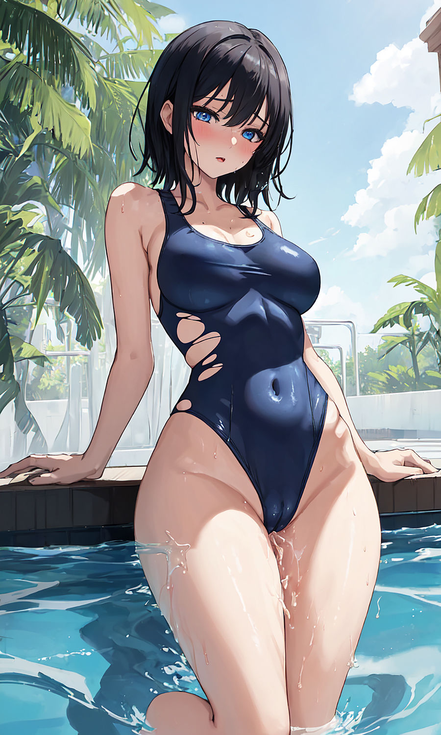 スク水破っていろいろヤっちゃいました 妹ちゃんとお姉様編