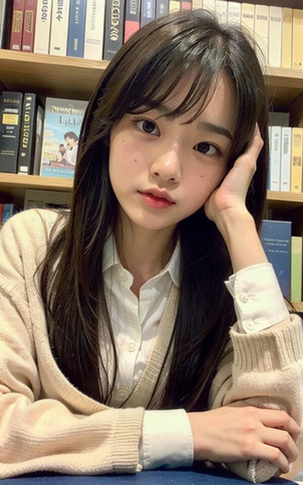 【貧乳】図書委員の先輩